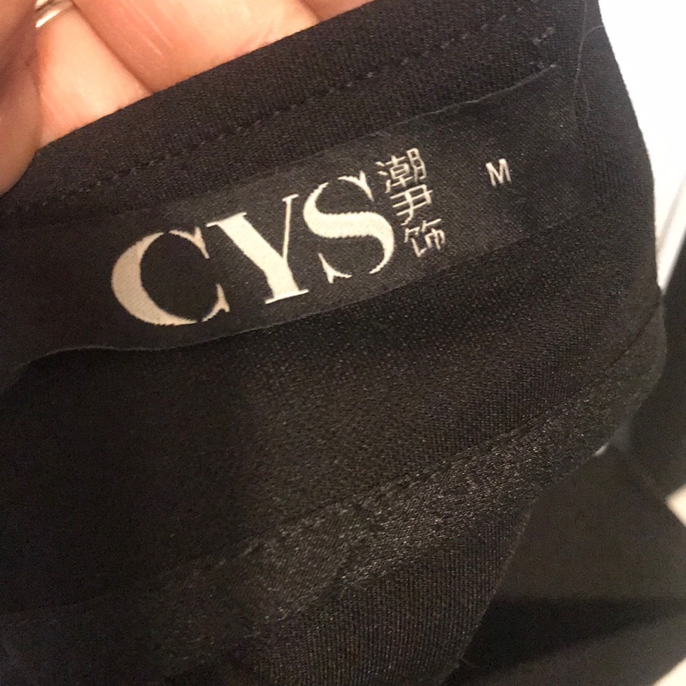 Vintage CYS designer black dress - Picture 5 of 6